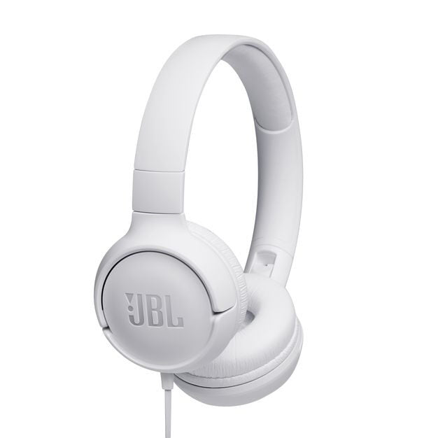 JBL Tune 500 Auricolare Cablato A Padiglione Musica e Chiamate Bianco
