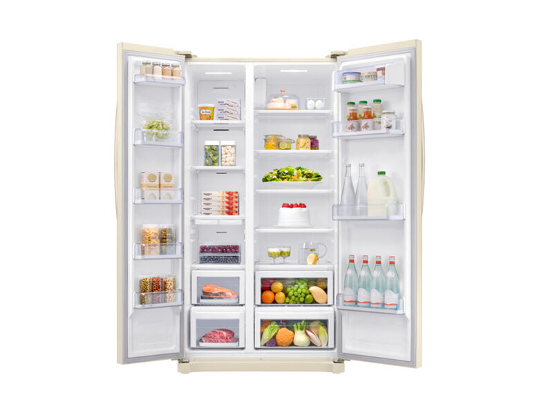 Samsung RS54N3003EF frigorifero side-by-side Libera installazione 535 L F Beige