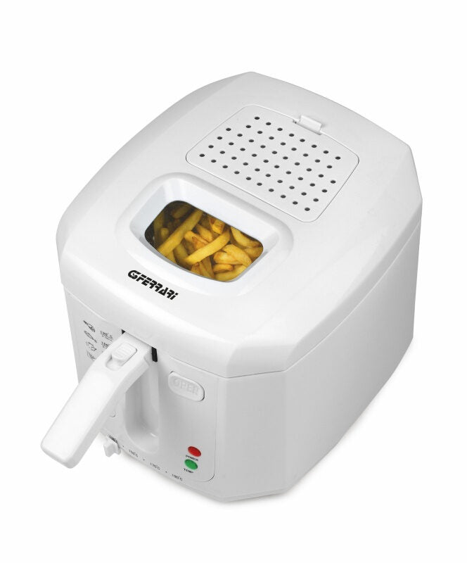 G3 Ferrari Dorata Singolo 2,5 L Indipendente 1800 W Friggitrice Bianco