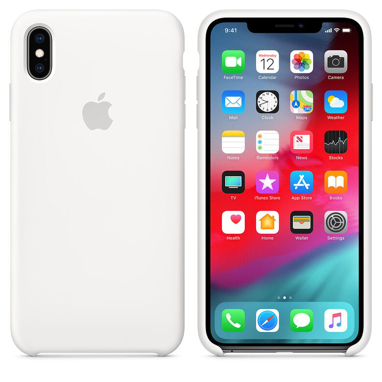 Apple Custodia in silicone per iPhone XS Max - Bianco