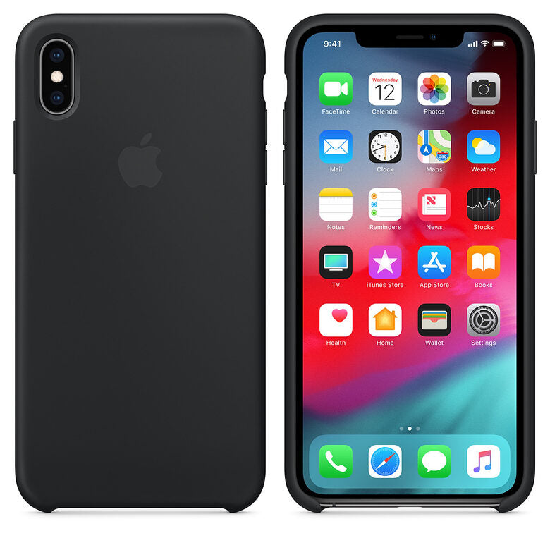 Apple Custodia in silicone per iPhone XS Max - Nero