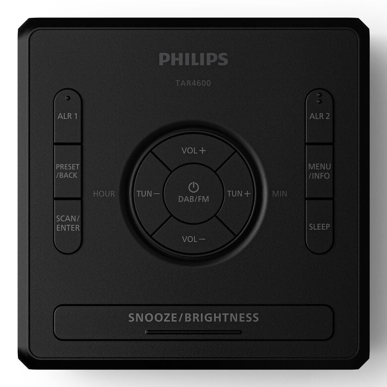 Philips TAR4600/10 sveglia Sveglia digitale Nero