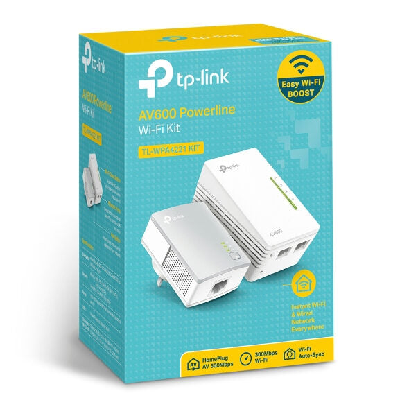 TP-LINK AV600 600 Mbit/s Collegamento ethernet LAN Wi-Fi Bianco 1 pz