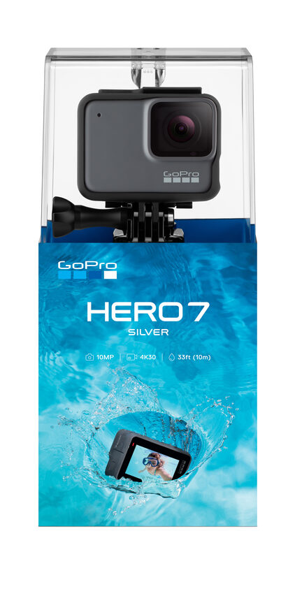 GoPro HERO7 Silver fotocamera per sport d'azione 10 MP 4K Ultra HD Wi-Fi