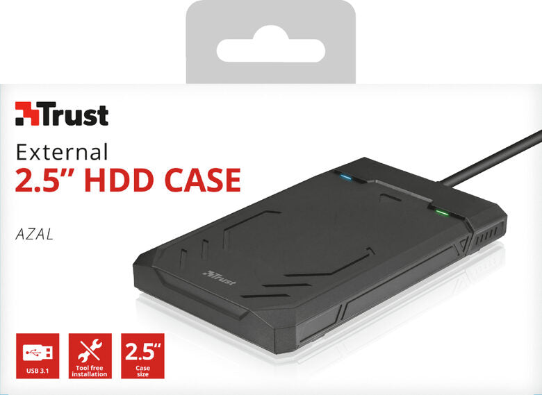 Trust Azal Box esterno HDD Nero 2.5"