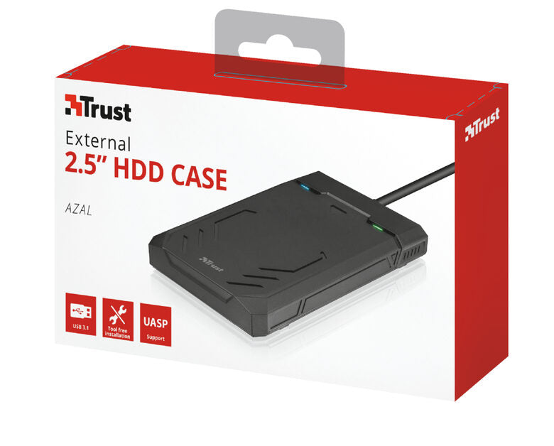 Trust Azal Box esterno HDD Nero 2.5"