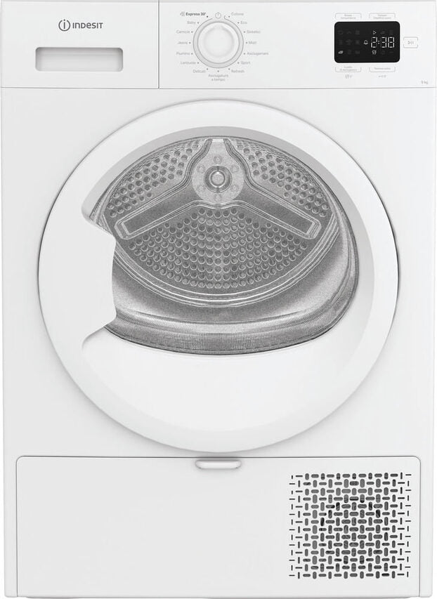 Indesit C YD 92D WW IT, Capacità 9kg, classe E, colore White, Dispay digitale, QuickDry