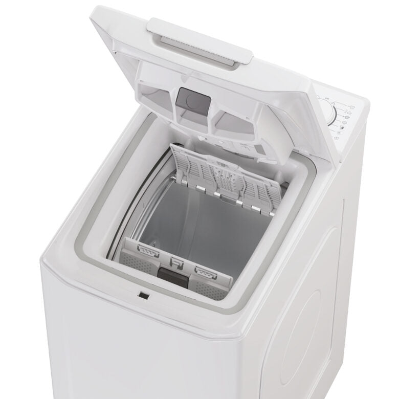 Candy TCA273D2-S ProWash 300 Lavatrice A Libera Installazione A Carica Dall'alto 7 Kg, 1200 Giri, Wi-Fi, 8 Cicli Rapidi, Classe D, Bianco