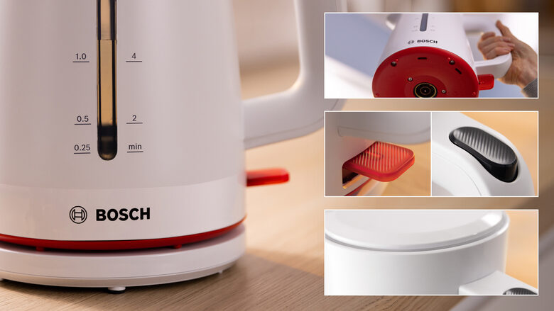 Bosch TWK3M121 bollitore elettrico 1,7 L 2400 W Bianco