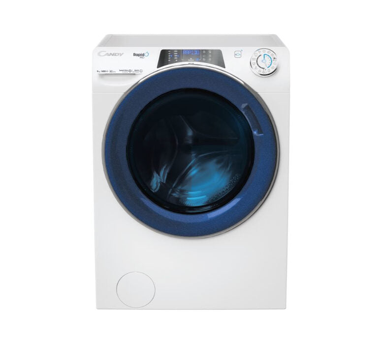 Candy RapidÓ PRO RP 496BWMUC8/1-S lavatrice Caricamento frontale 9 kg 1400 Giri/min Bianco