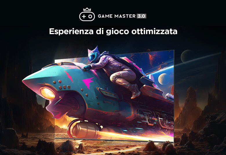 TCL 43C655 Televisione Smart TV 43 Pollici Qled 4K Serie C6 Dolby Vision Atmos Google TV