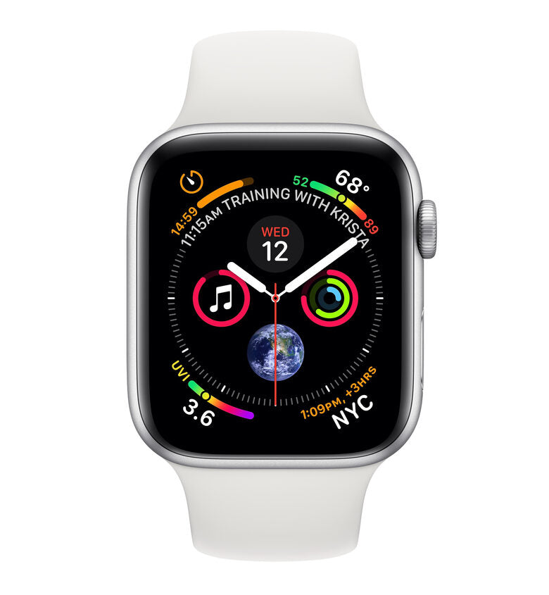 Apple Watch Series 4 44 mm OLED 4G Argento GPS (satellitare)