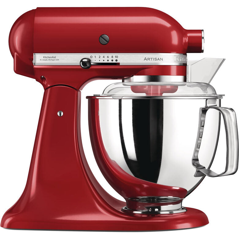 KitchenAid Artisan 5KSM175PS impastatrice planetaria con testa reclinabile 300 W 4,8 L Rosso