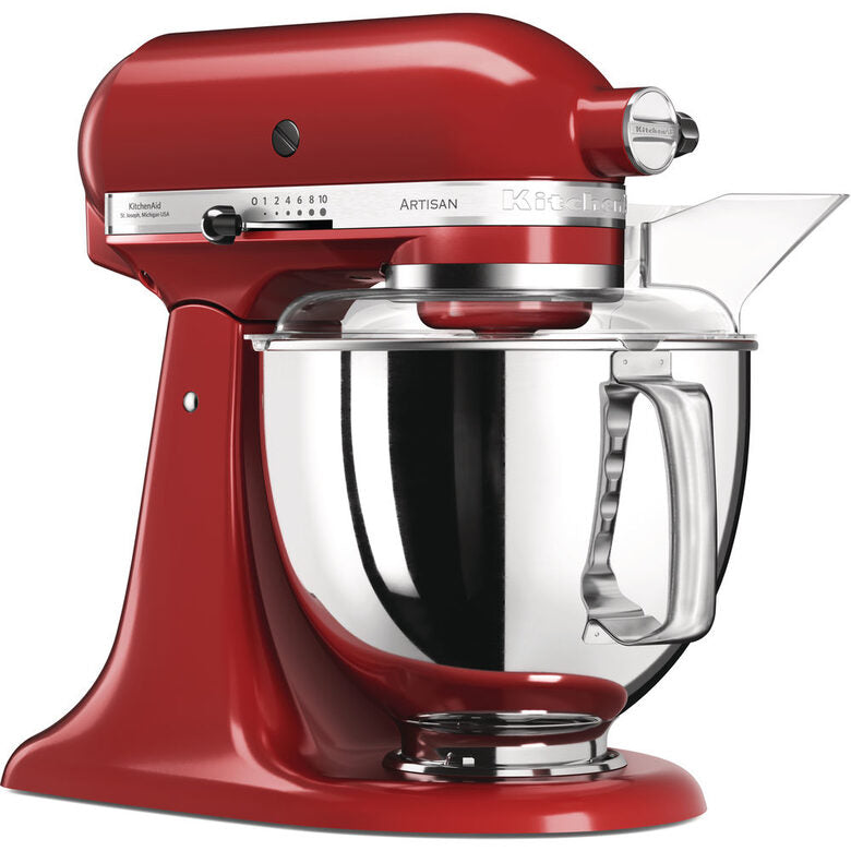 KitchenAid Artisan 5KSM175PS impastatrice planetaria con testa reclinabile 300 W 4,8 L Rosso