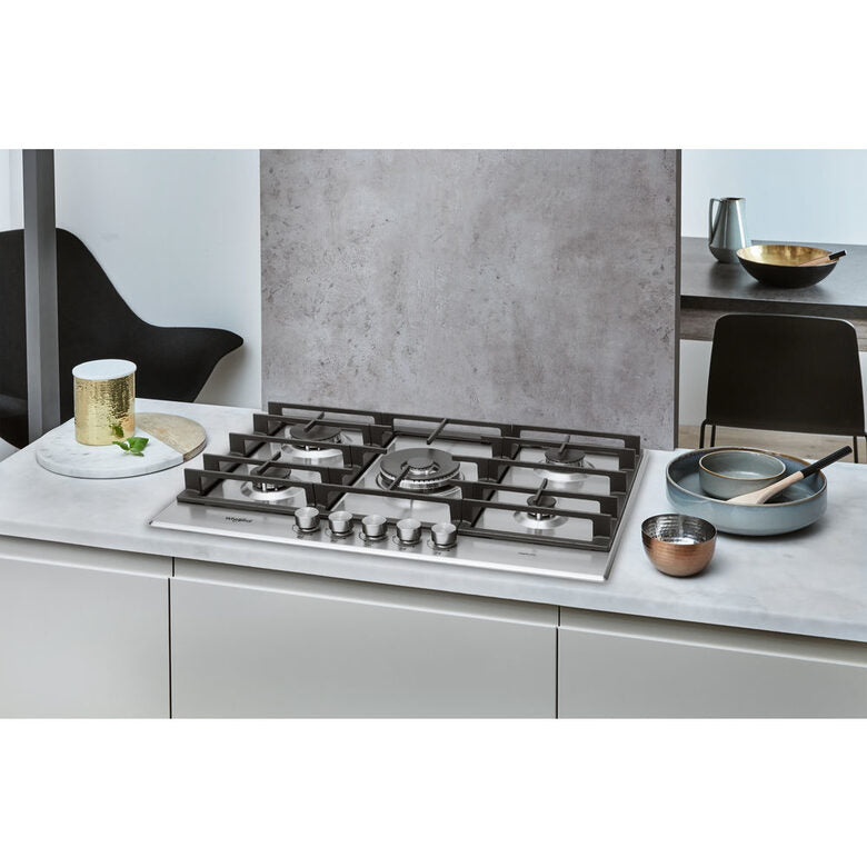 Whirlpool GMR 7522/IXL piano cottura Acciaio inossidabile Da incasso Gas 5 Fornello(i)