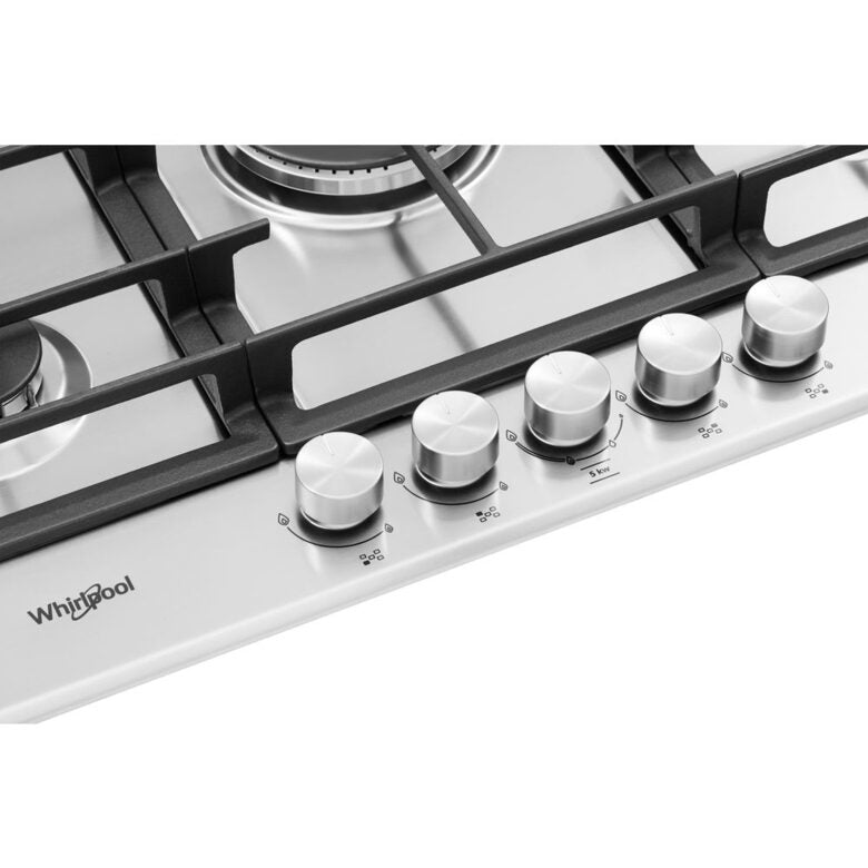 Whirlpool GMR 7522/IXL piano cottura Acciaio inossidabile Da incasso Gas 5 Fornello(i)