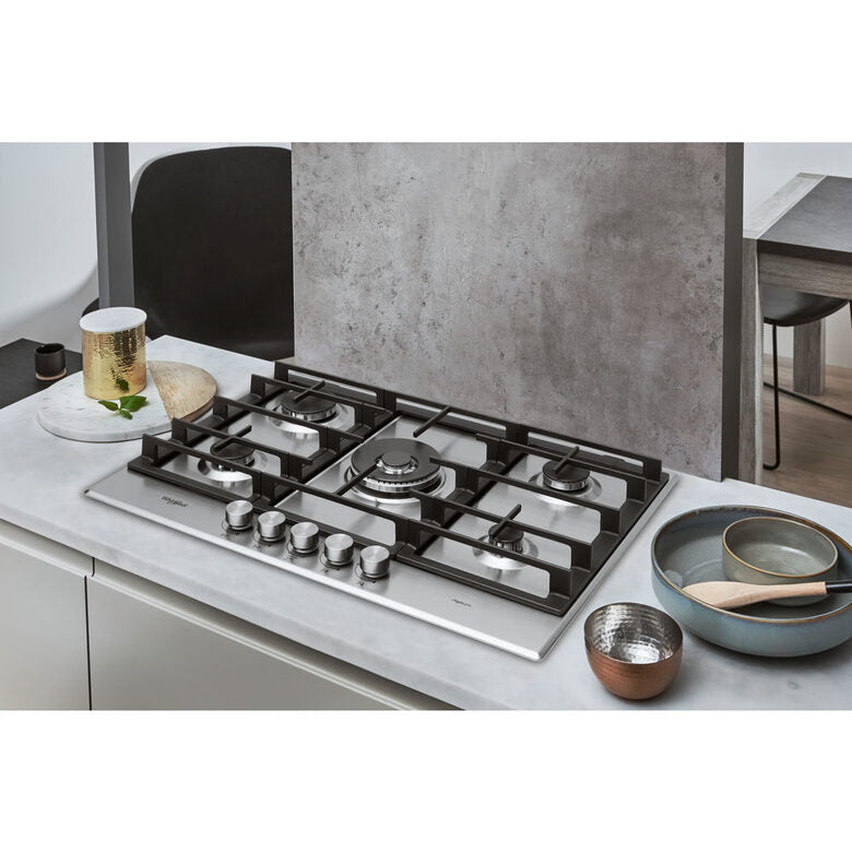 Whirlpool GMR 7522/IXL piano cottura Acciaio inossidabile Da incasso Gas 5 Fornello(i)