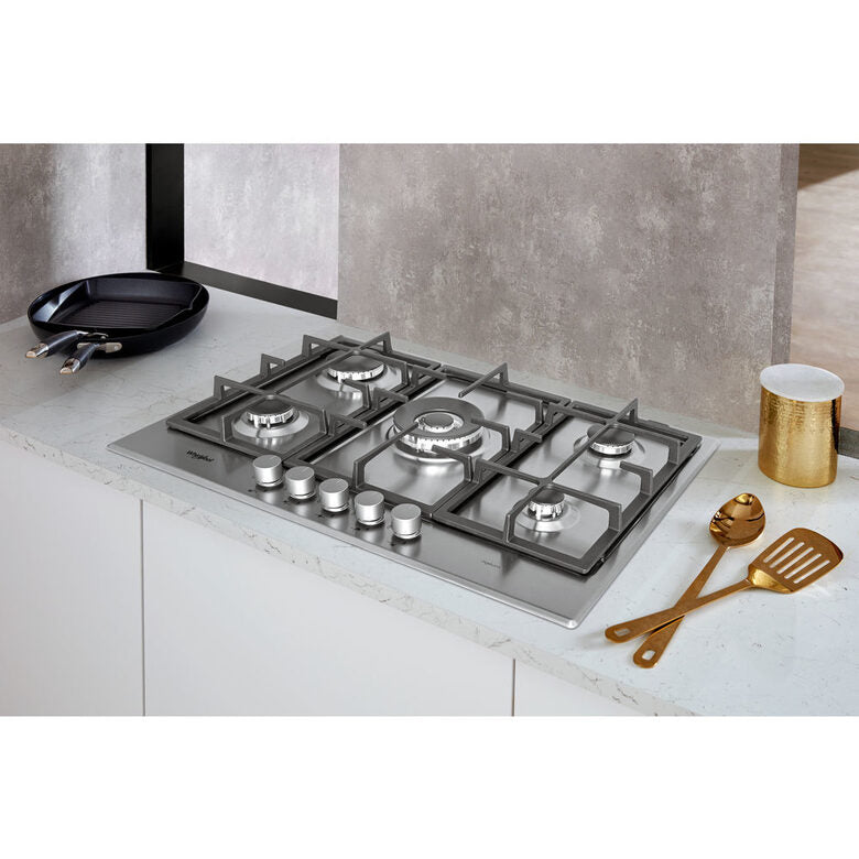 Whirlpool GMR 7522/IXL piano cottura Acciaio inossidabile Da incasso Gas 5 Fornello(i)