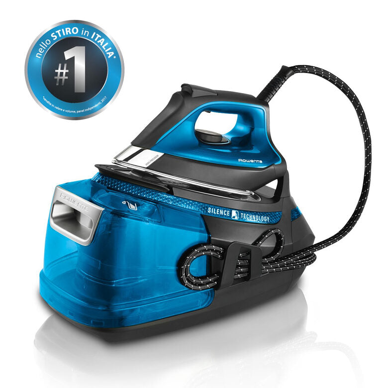 Rowenta Silence Steam Pro 2800 W 1,3 L Piastra Microsteam 400 Nero, Blu