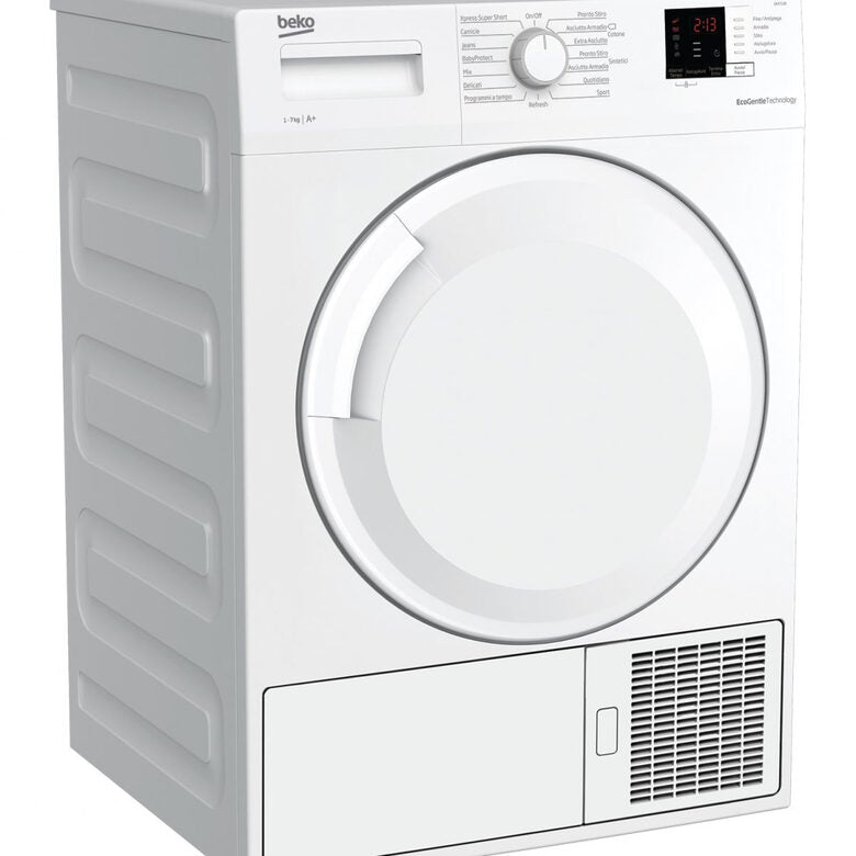 Beko DRX712B asciugatrice Libera installazione Caricamento frontale 7 kg A+ Bianco