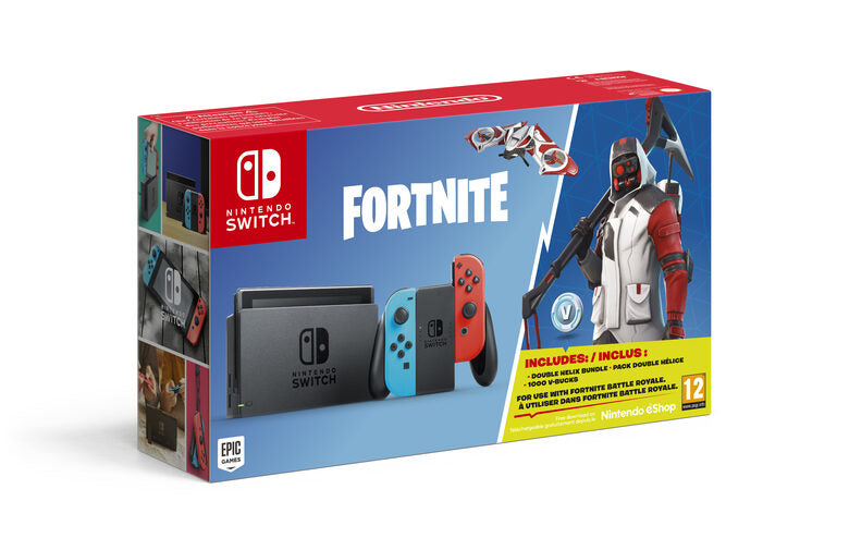Nintendo Switch - Fortnite Bundle console da gioco portatile 15,8 cm (6.2") 32 GB Wi-Fi Nero, Rosso