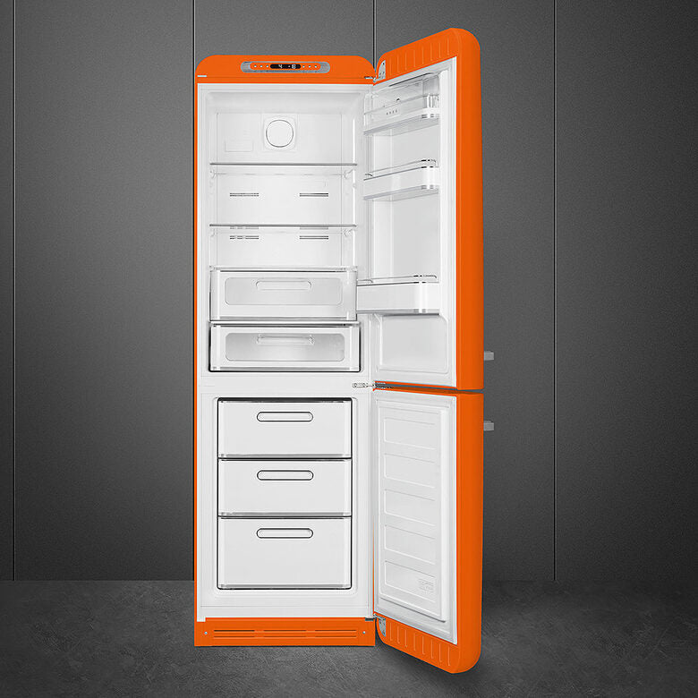 Smeg FAB32ROR3 frigorifero con congelatore Libera installazione 331 L Arancione