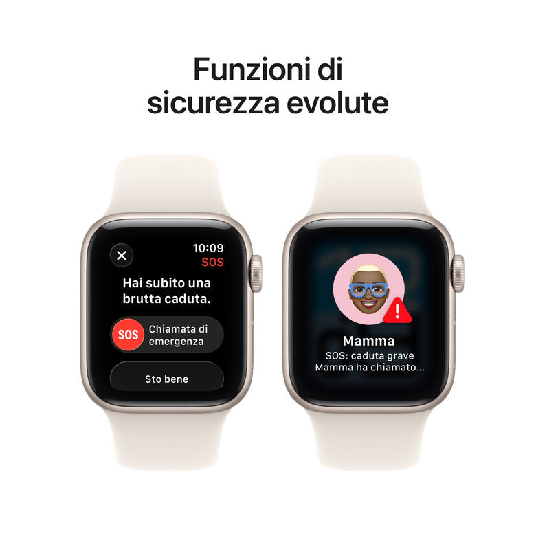 Apple Watch SE (3nd generation) SE 3 GPS + Cellular 40mm Cassa Alluminio Galassia con Sport Band Galassia - M/L