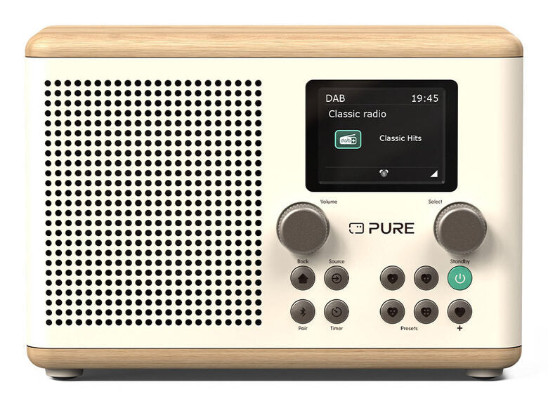 Pure Radio Classic H4 Cotton White/Oak EU/UK