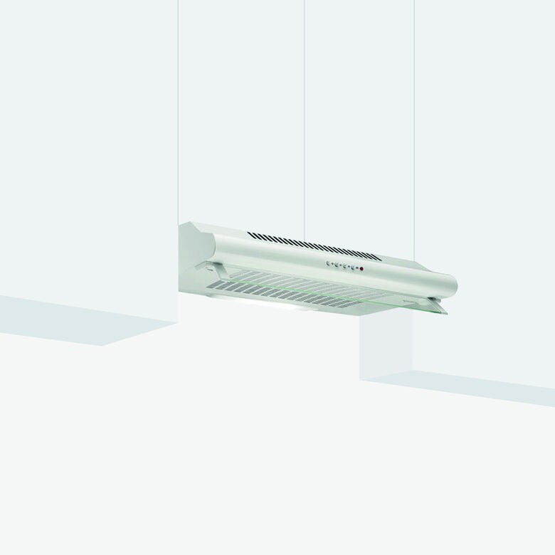 Glem Gas GHC631WH cappa aspirante a Incasso Bianco 235 m³/h C