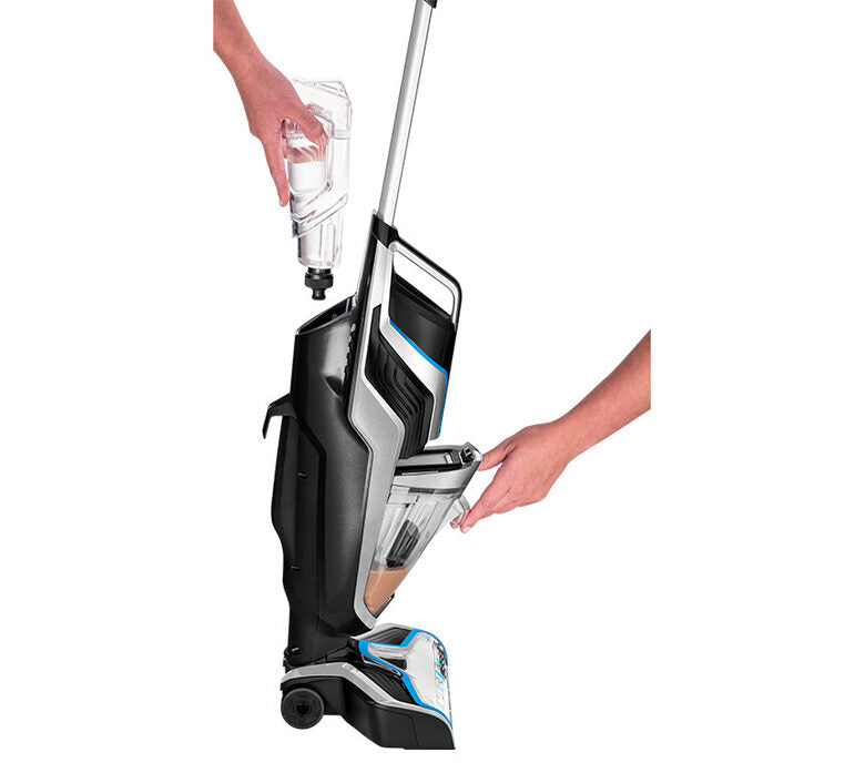 Bissell CrossWave Pet Pro Senza sacchetto 0,62 L 560 W Nero, Blu, Argento