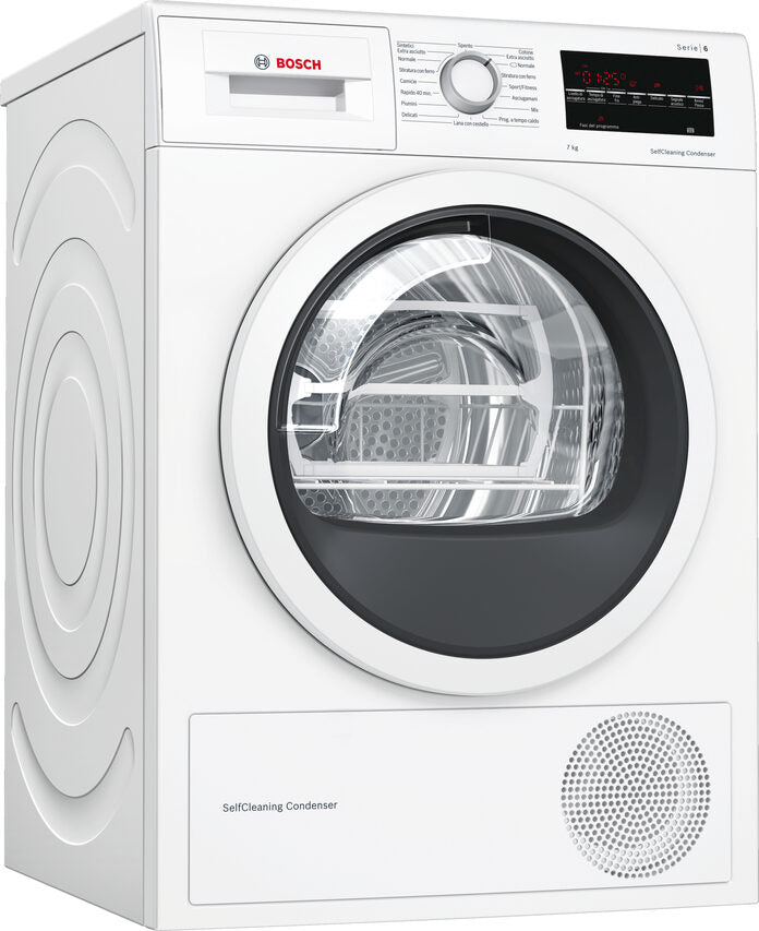 Bosch Serie 6 WTW85447IT asciugatrice Libera installazione Caricamento frontale 7 kg A++ Bianco
