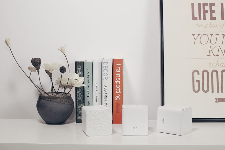 Tenda Nova MW3 router wireless Gigabit Ethernet Dual-band (2.4 GHz/5 GHz) 4G Bianco