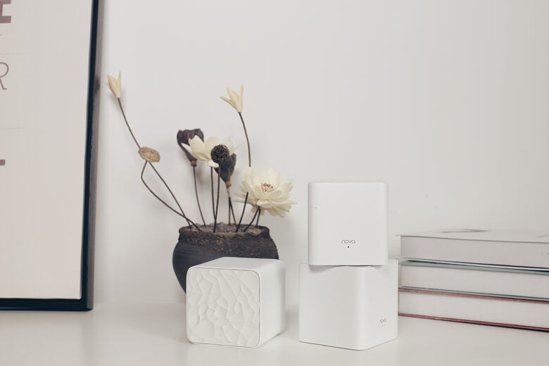 Tenda Nova MW3 router wireless Gigabit Ethernet Dual-band (2.4 GHz/5 GHz) 4G Bianco