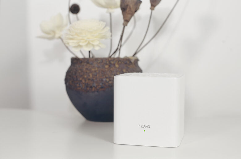 Tenda Nova MW3 router wireless Gigabit Ethernet Dual-band (2.4 GHz/5 GHz) 4G Bianco