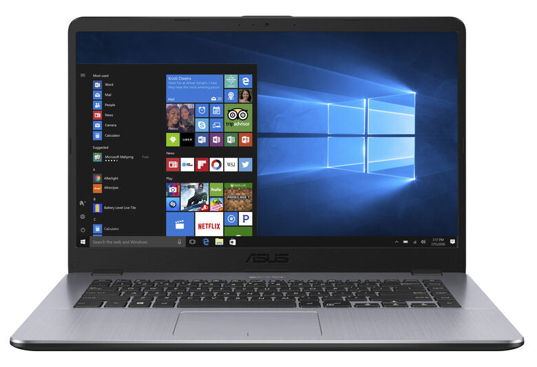 ASUS S505BP-BR078T Computer portatile 39,6 cm (15.6") HD 7th Generation AMD A9-Series APUs 12 GB DDR4-SDRAM 1000 GB HDD AMD Radeon R5 M240 Wi-Fi 5 (802.11ac) Windows 10 Home Nero, Grigio