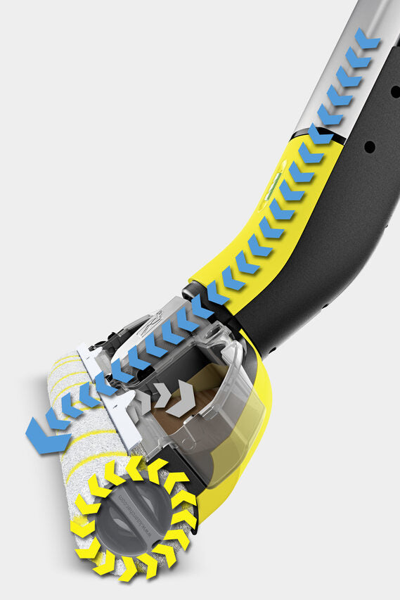 Kärcher FC 3 Cordless Senza sacchetto Nero, Argento, Giallo