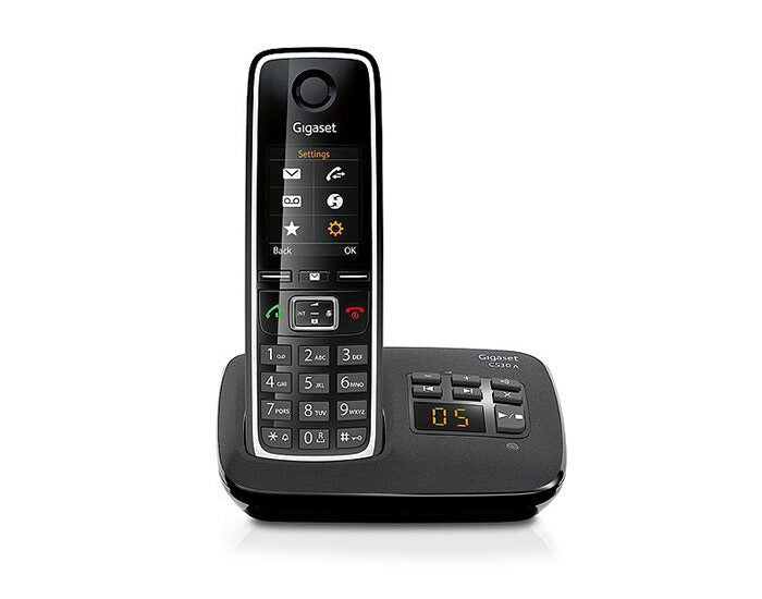Gigaset C530A Telefono analogico/DECT Nero