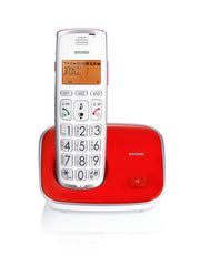 Brondi Bravo Gold 2 Telefono DECT Identificatore di chiamata Rosso, Bianco