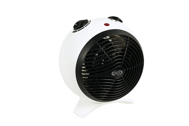 Argoclima Kira Ice Interno Nero, Bianco 2000 W Riscaldatore ambiente elettrico con ventilatore