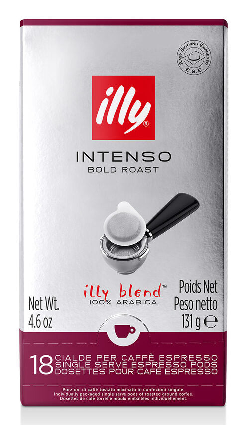 Illy 18 Caffè in Cialde Monodose E.S.E. Tostato INTENSO