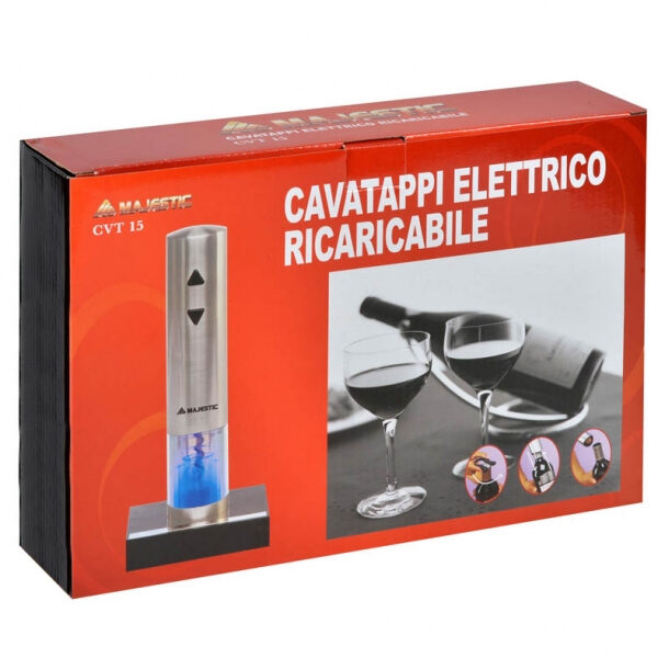 New Majestic CVT 15 Apribottiglia di vino elettrico Alluminio