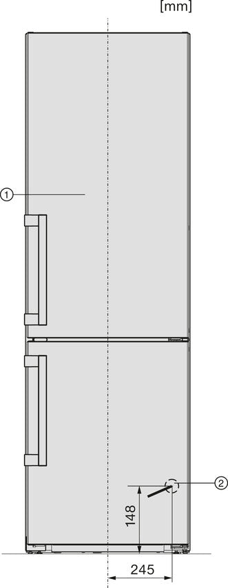 Miele 12430860 frigorifero con congelatore Libera installazione 371 L Nero Classe A