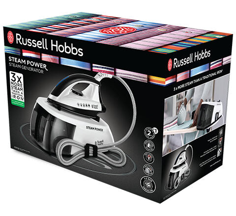 Russell Hobbs 24420-56 ferro da stiro a caldaia 1,3 L Acciaio inossidabile Bianco
