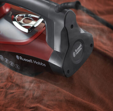 Russell Hobbs 25090-56 ferro da stiro Ferro da stiro a secco e a vapore Ceramica 2600 W Nero, Grigio, Rosso
