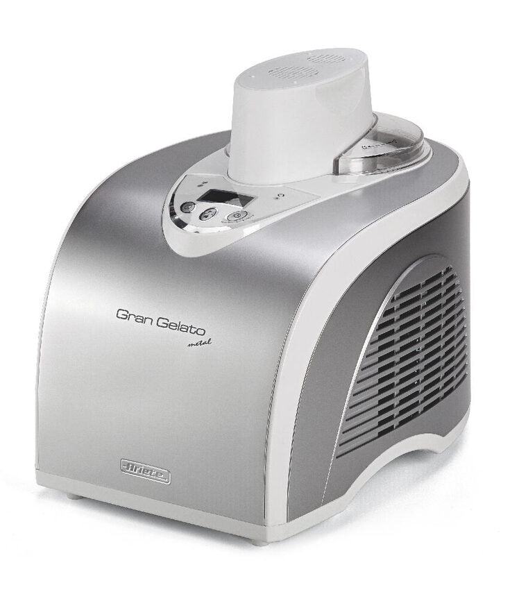 Ariete 0693 Gelatiera compressore 135 W Argento, Bianco