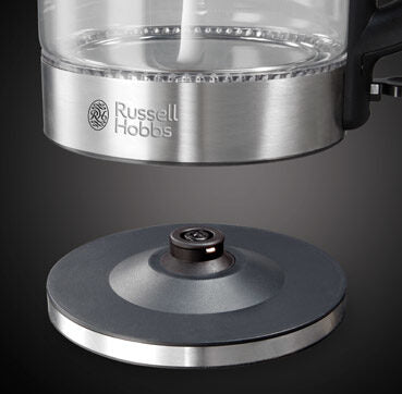 Russell Hobbs 21600-57 bollitore elettrico 1,7 L 2200 W Acciaio inossidabile, Trasparente