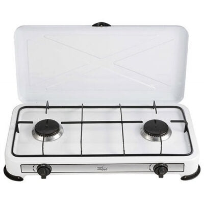 Melchioni Minerva 2 Nero, Bianco Superficie piana Gas 2 Fornello(i)
