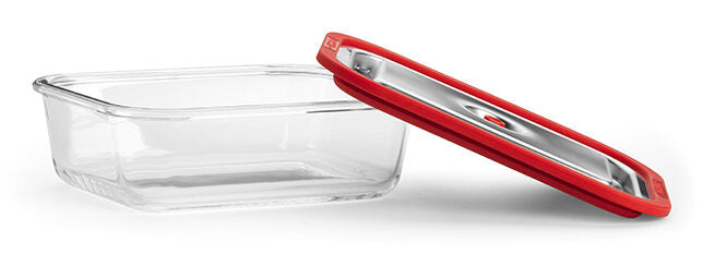 Contenitori sottovuoto Magic Vac ACO1138 Inox e Rosso