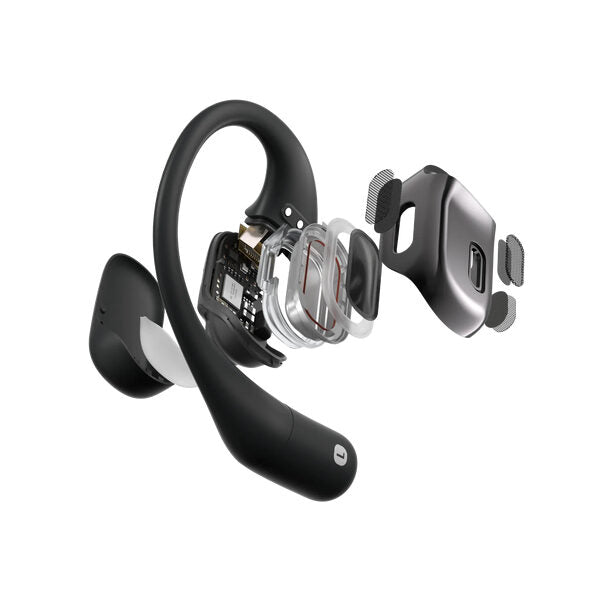 SHOKZ OpenFit Cuffie Wireless A clip Chiamate/Musica/Sport/Tutti i giorni Bluetooth Nero