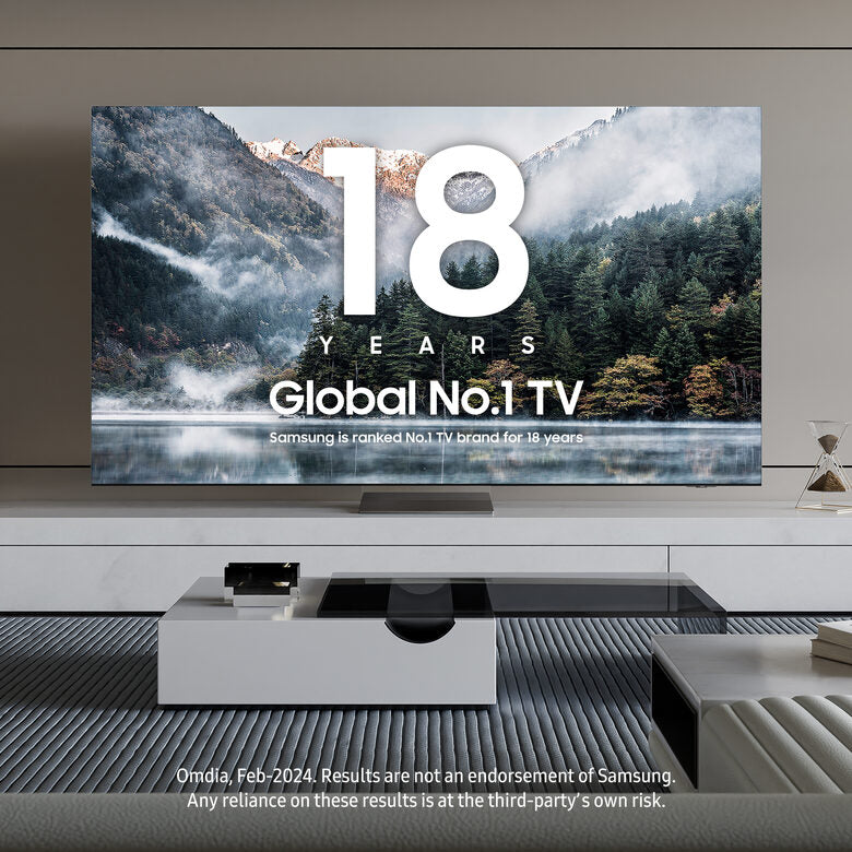 Samsung QE83S90DAEXZT Televisione Smart TV 83 Pollici Oled 4K Dolby Atmos Processore NQ4 AI GEN2 Self-illuminating pixels Laser Slim Design Graphite Black